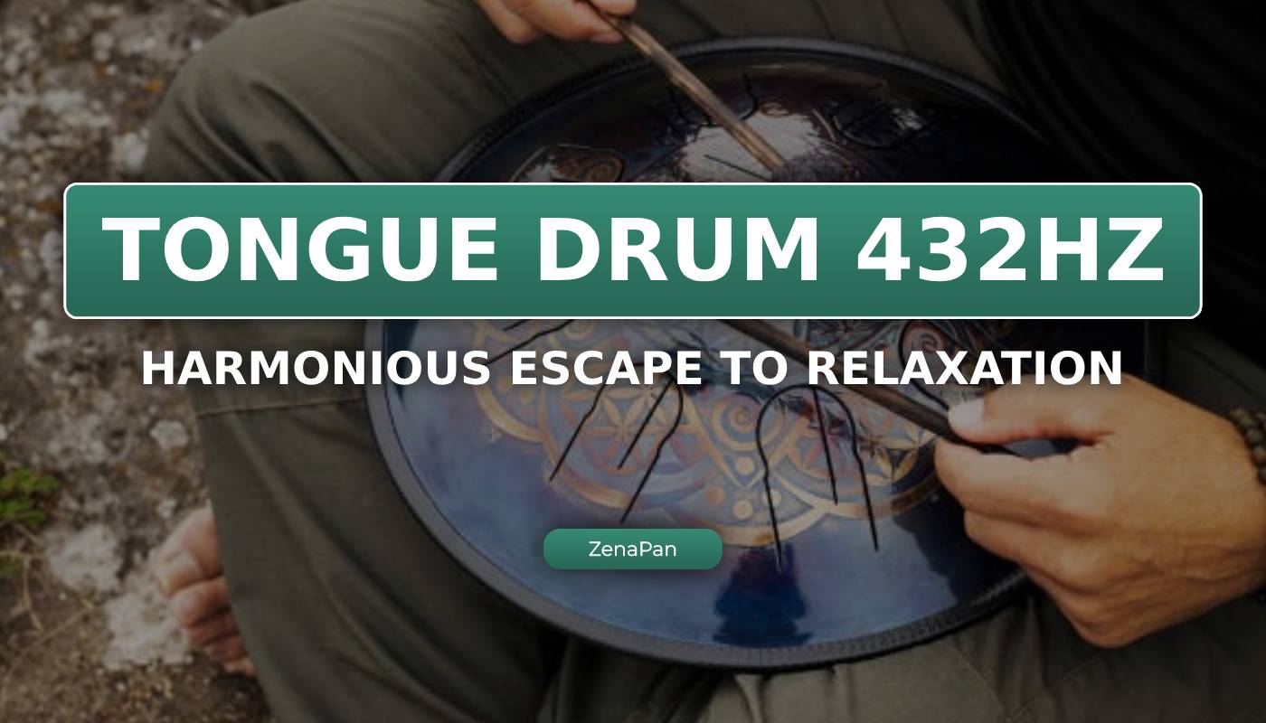 tongue drum, steel drum, steel tongue drum, 432hz, relaxation